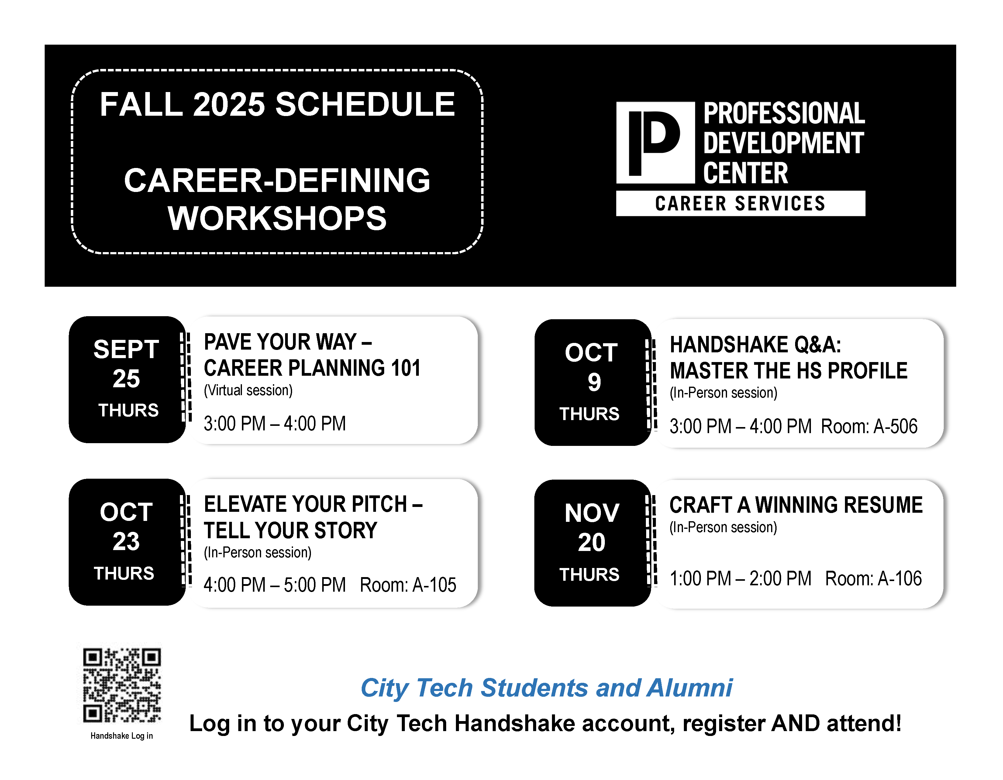 Fall 2025 Workshops