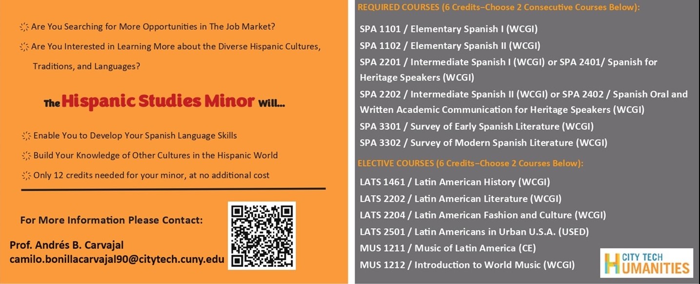 Hispanic minor poster